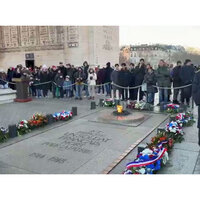Indian diaspora in Paris pays tribute to Pulwama bravehearts on February 14