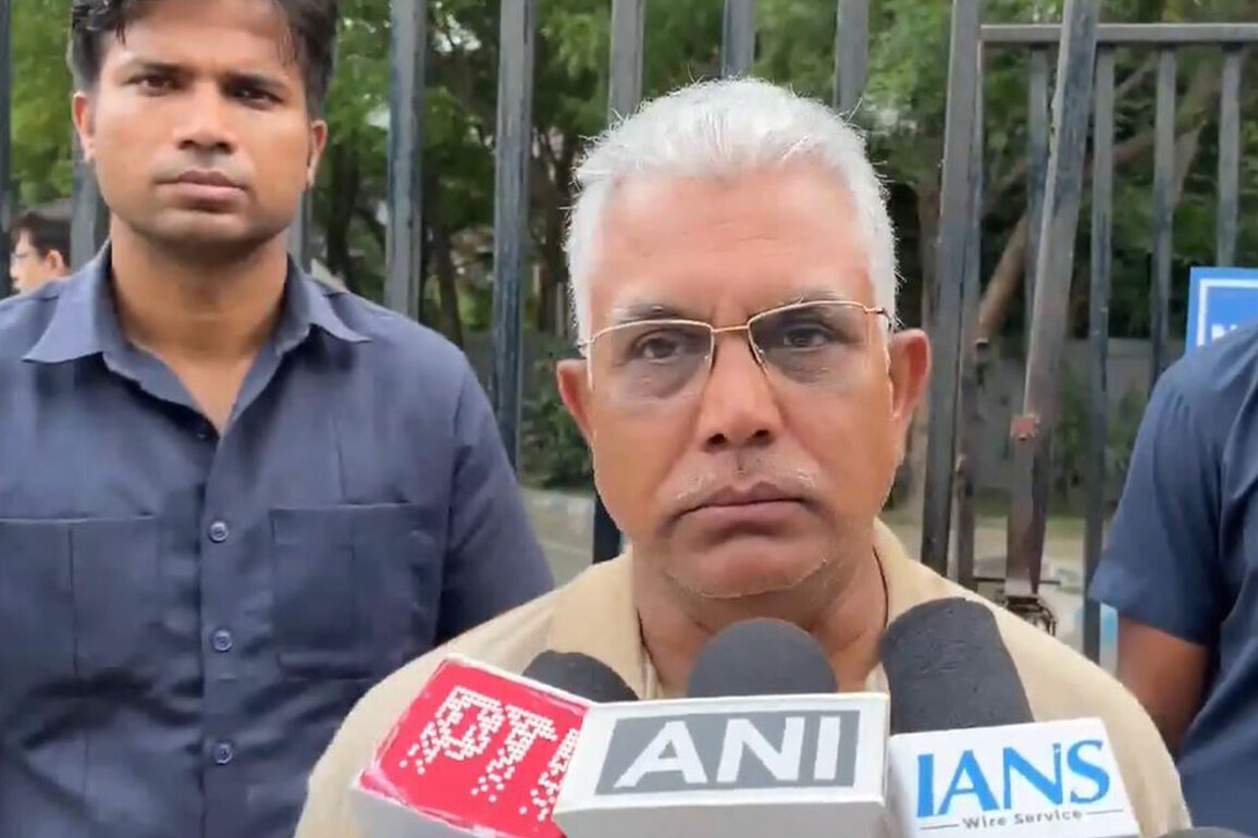 "Doing this to create sympathy": Dilip Ghosh denies BJP's role in attack against TMC MP Mitali Bag