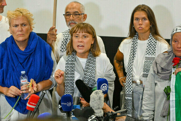 Thunberg claims she was tortured in Israeli prison