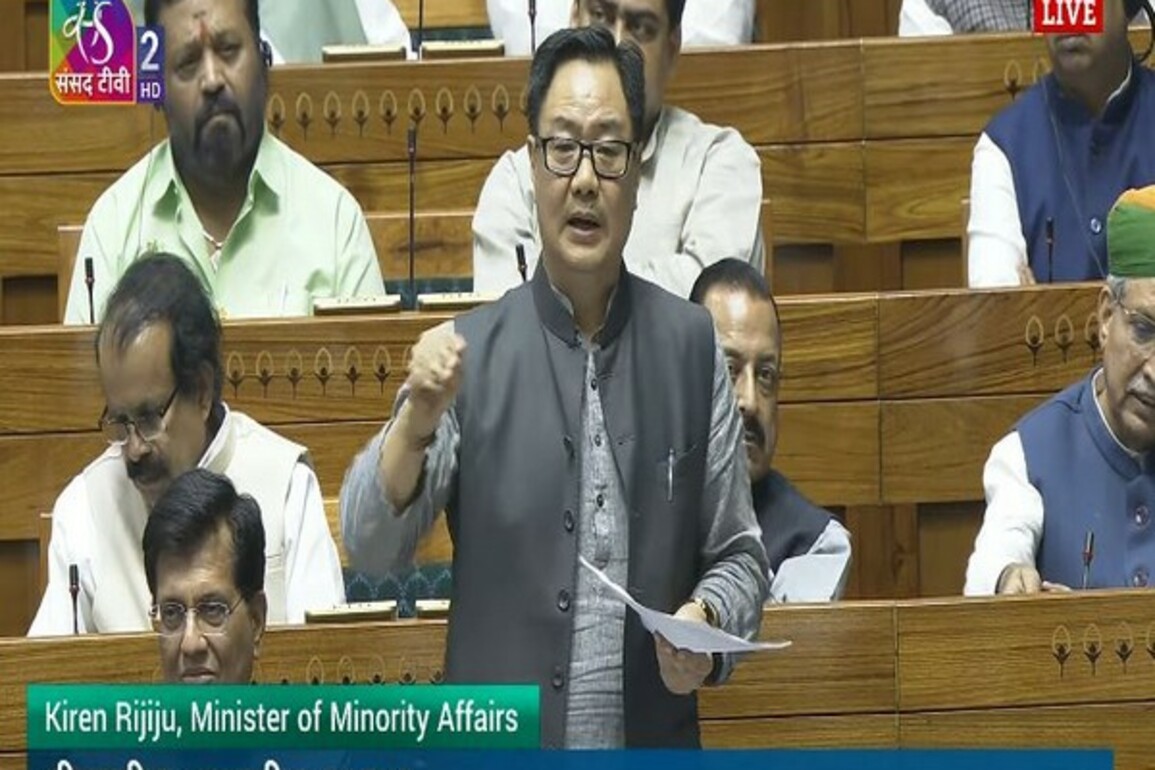 "They are just not prepared to accept truth..." Rijiju slams opposition parties over stance on Waqf Amendment Bill