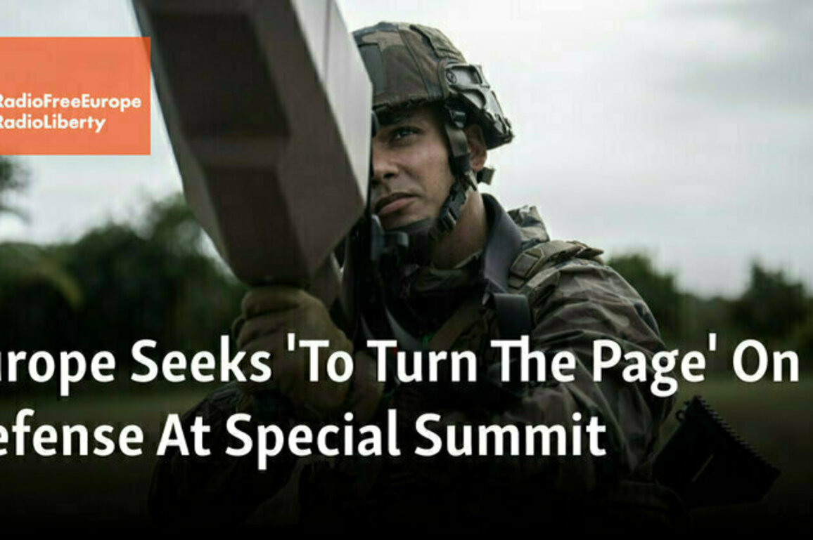 EU Seeks 'To Turn The Page' On Defense At Special Summit