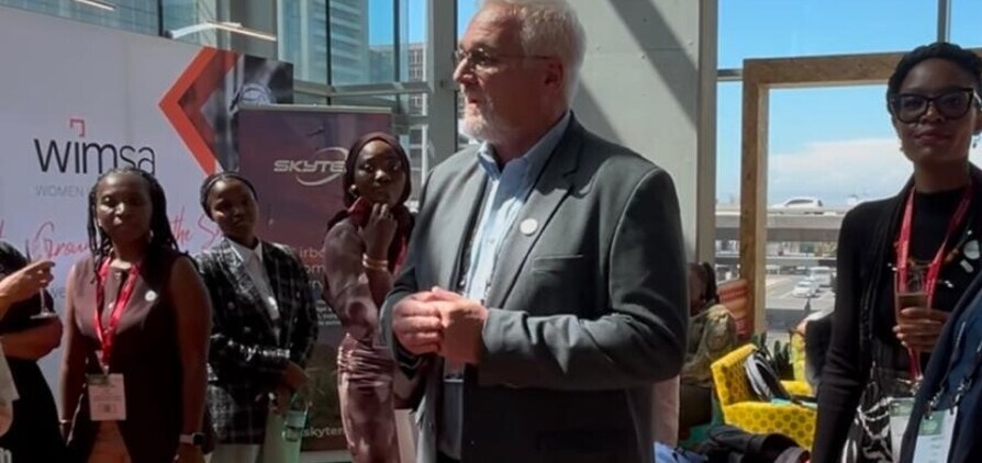 Hexagon president Drew Goddard at Mining Indaba 2026