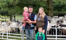 This month on the family farm: 'straw is much more fun for the kids, but my husband would like it left in its neat rows ready for baling up'