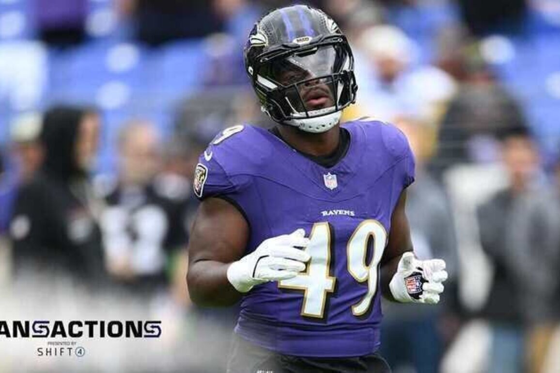 Ravens Activate Jay Higgins IV to 53-Man Roster