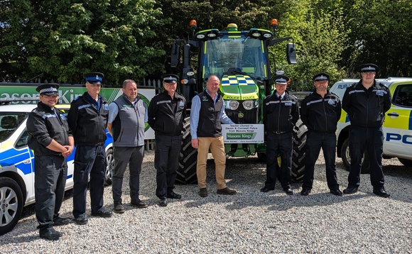 Rural crime tractor unveiled by Devon and Cornwall Police