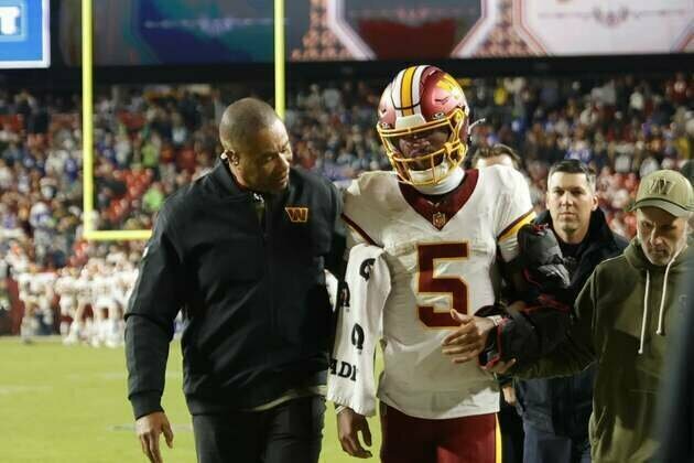 No IR, surgery for Commanders QB Jayden Daniels