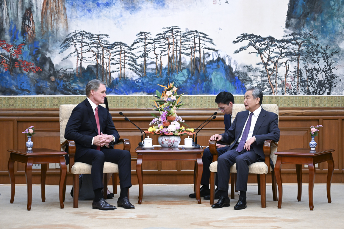 CHINA-BEIJING-WANG YI-NEW U.S. AMBASSADOR TO CHINA-MEETING (CN)