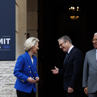 BRITAIN-LONDON-UK-EU SUMMIT