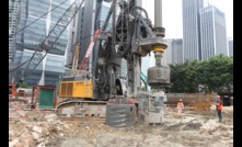  Liebherr's LB 44-510 rotary drilling rig on-site