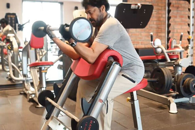Chiranjeevi surprises fans with intense workout video, announces Mega158 opening ceremony date