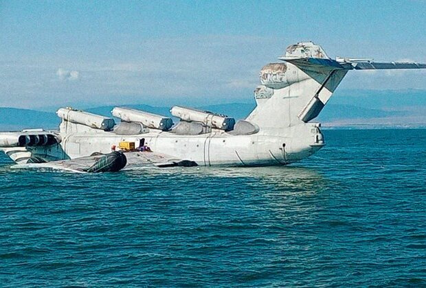 This Soviet MONSTER ended up beached on a Caspian Sea shore