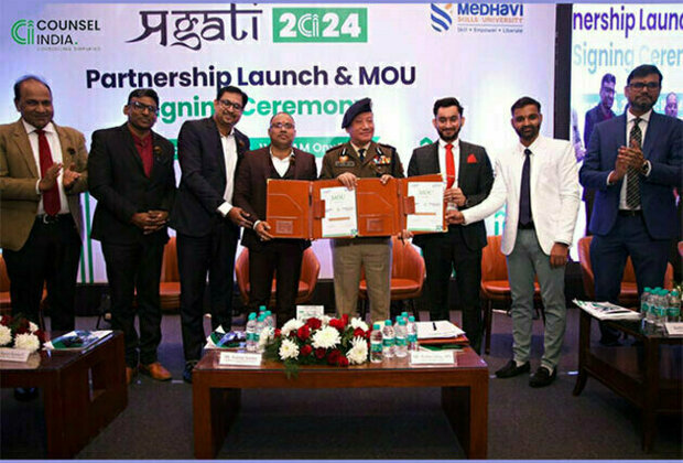 Counsel India and Medhavi Skill University join hands to Foster Skill Development Opportunities, Unveil Pragati 2024