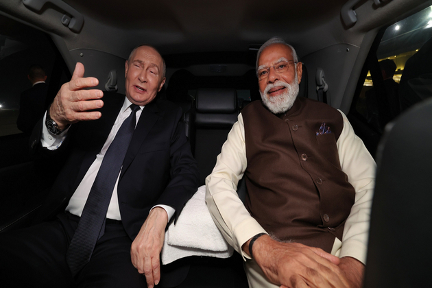 PM Modi welcomes Putin, shares glimpses of car ride to PM's Lok Kalyan Marg residence