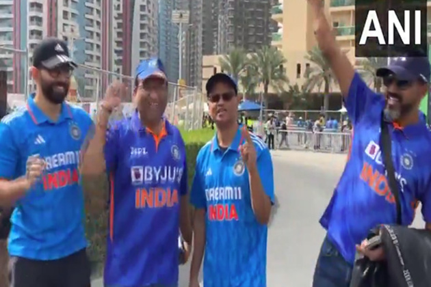 UAE: Team India fans show strong support ahead of semi-final clash against Australia
