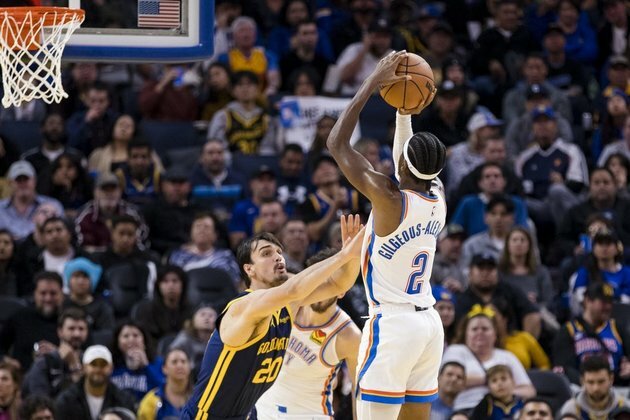 NBA roundup: Thunder sink Warriors again, this time in OT
