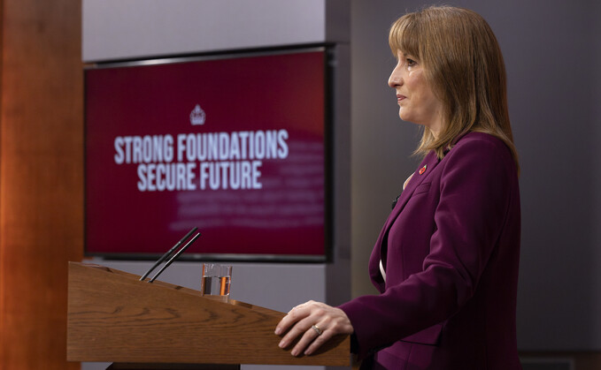 Chancellor Rachel Reeves delivers a Budget scene setter speech - Credit: Kirsty O'Connor / Treasury
