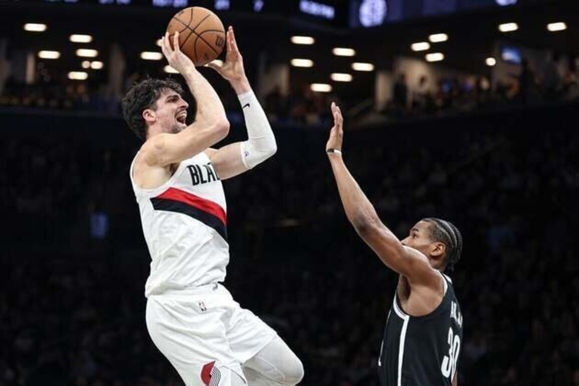 Blazers cruise to wire-to-wire win over floundering Nets