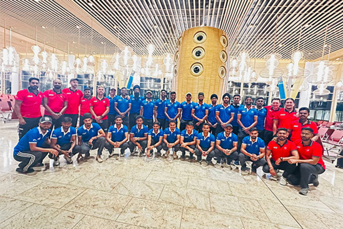Indian men's hockey team leaves for crucial four-match series in Australia