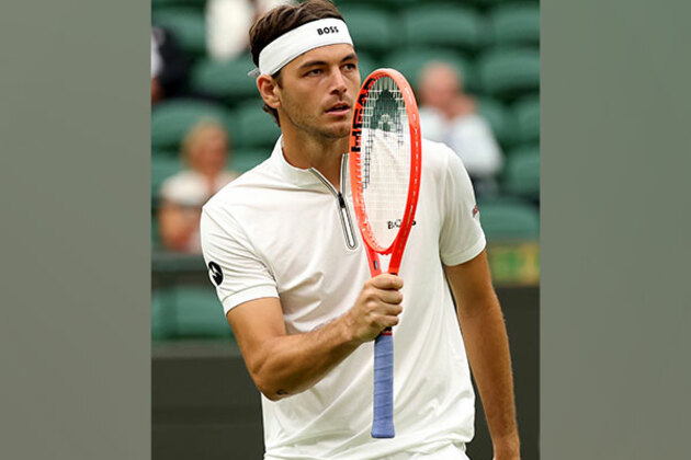 Taylor Fritz moves into Wimbledon quarter-finals after Thompson retires