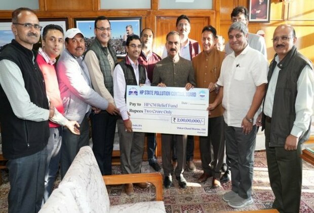 Himachal Pollution Control Board contributes Rs 2 cr to CM's relief fund