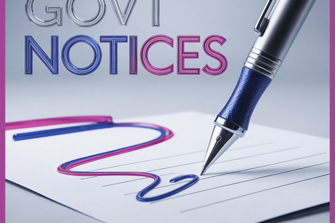 Official Govt &amp; Legal Notices For May 12 2025