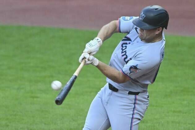 Jakob Marsee's record day powers Marlins to rout of Guardians