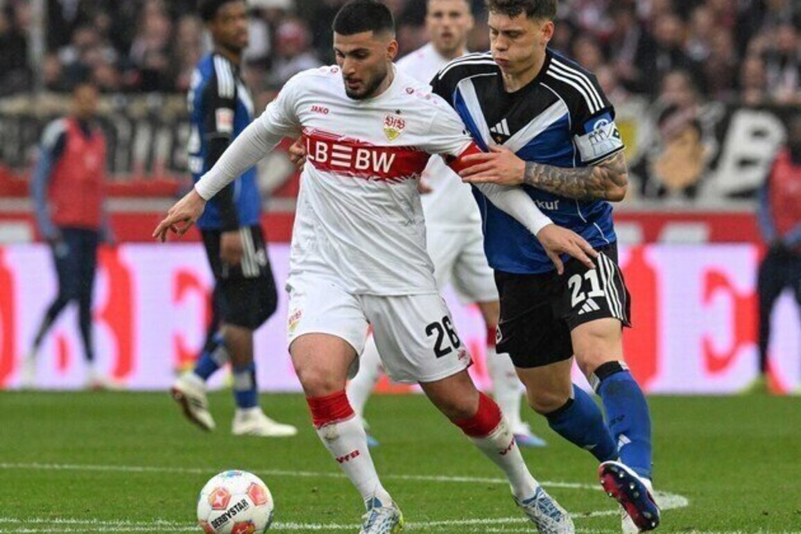 Stuttgart hammer Hamburg to go third in Bundesliga