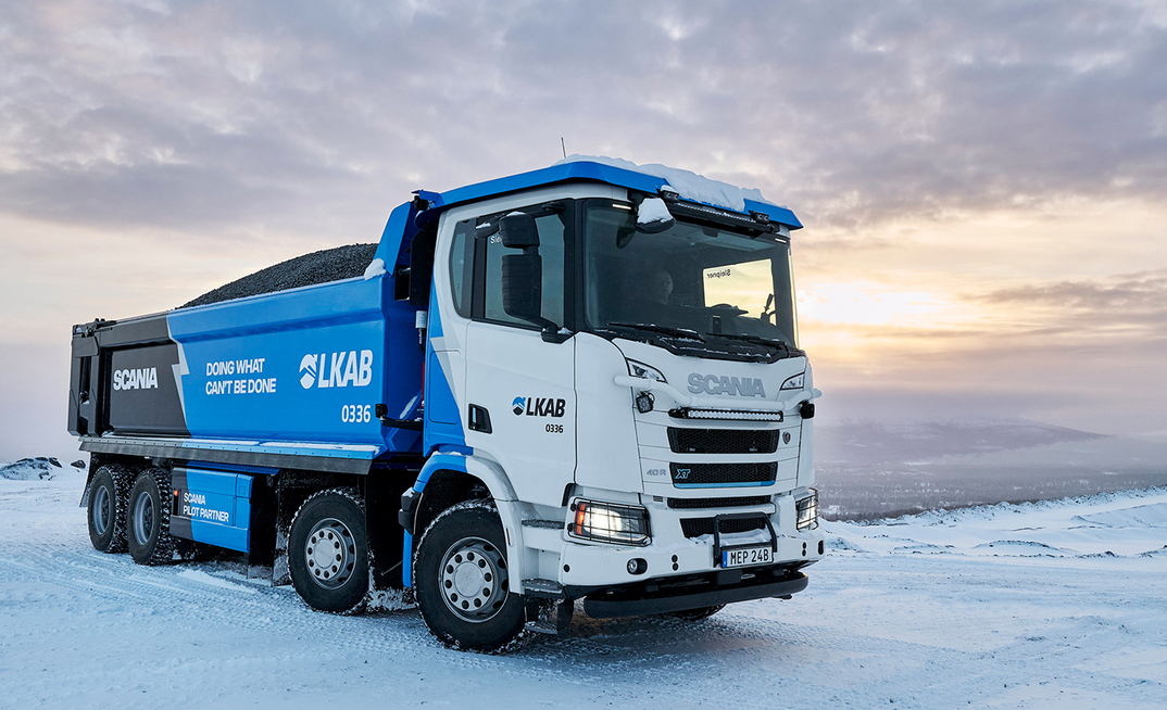 Scania and LKAB are teaming up on electric trucks
