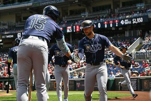 Fast start helps Rays complete sweep of Nationals