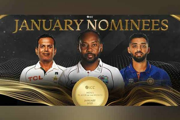 Jomel Warrican, Noman Ali, Varun Chakravarthy nominated for January's Player of the Month award