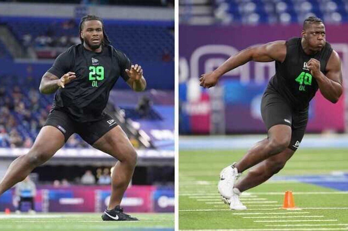 13 Standouts From Offensive Line Workouts at the NFL Combine