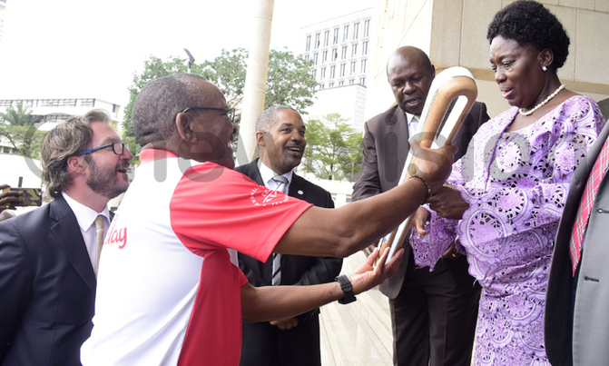 Kadaga receives formal Commonwealth Games invitation Kadaga receives formal Commonwealth Games invitation