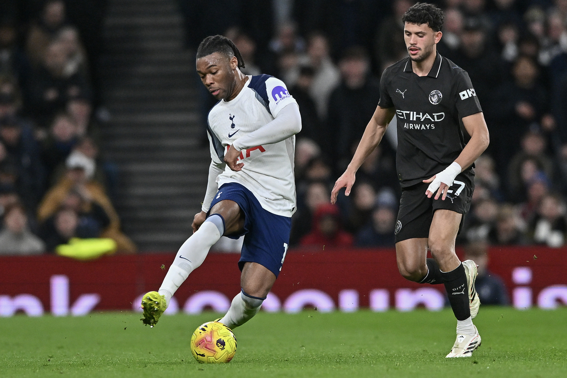 (SP)BRITAIN-LONDON-FOOTBALL-PREMIER LEAGUE-TOTTENHAM HOTSPUR VS MANCHESTER CITY