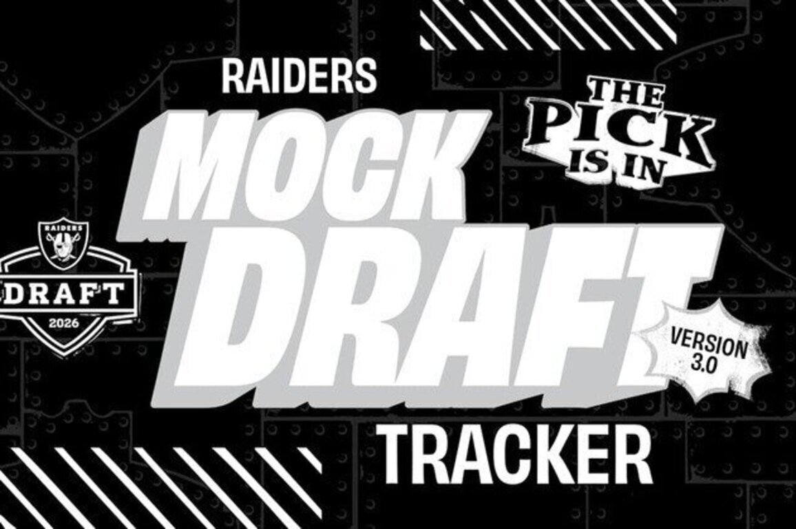 Raiders 2026 Mock Draft Tracker 3.0