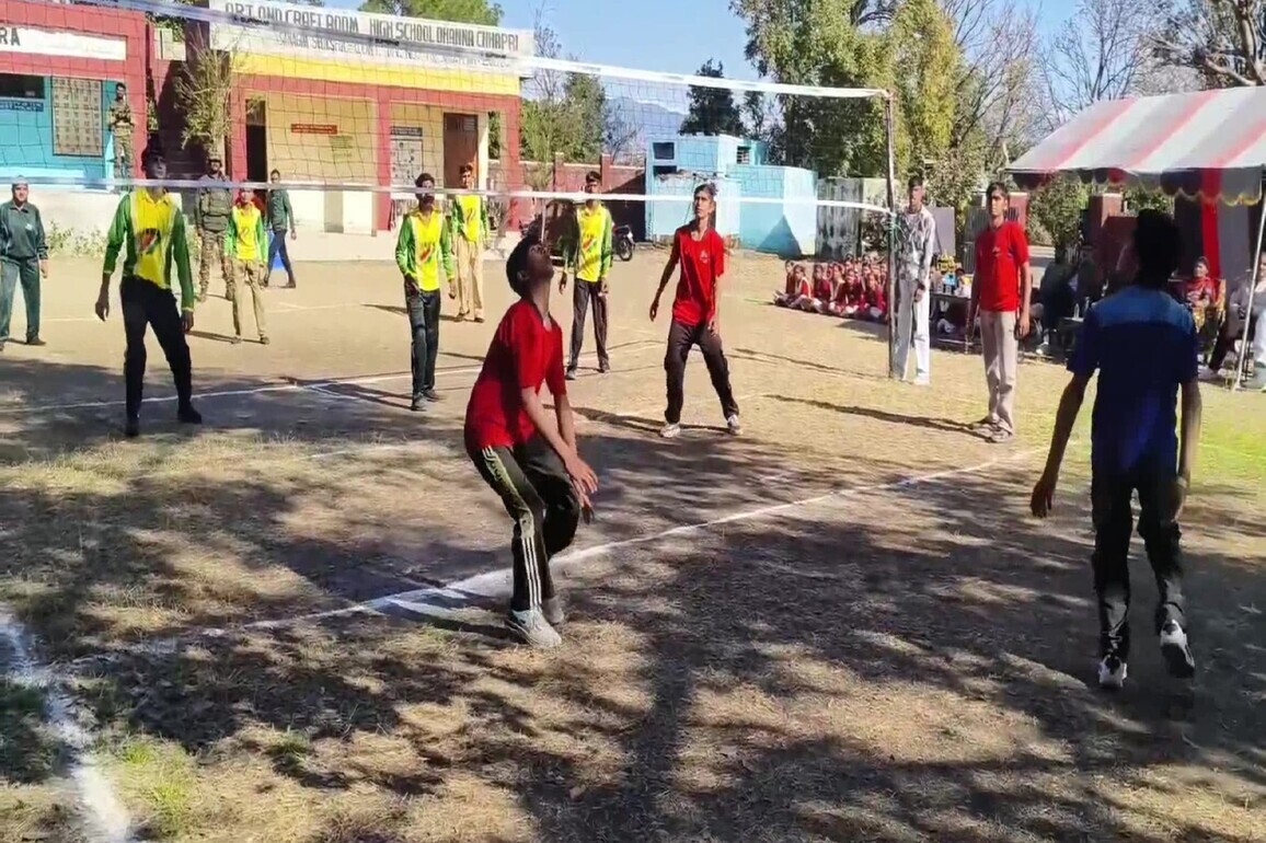 Khelo India promotes grassroots sports in J-K as Dhanna Chapri school hosts Volleyball match