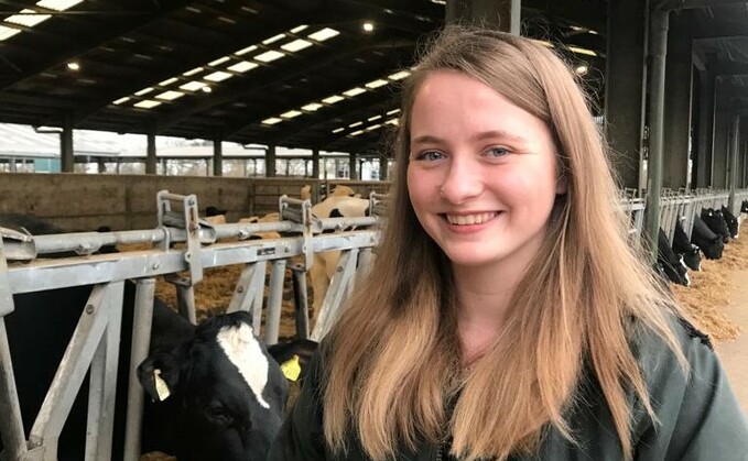 Liz Tree, 25, is a sheep technician at Innovis from Croydon