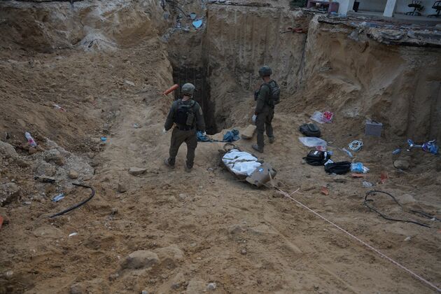 MIDEAST-GAZA-HAMAS COMMANDER-BODY RECOVERY