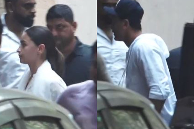 Alia Bhatt, Ranbir Kapoor visit Dharmendra's residence to offer condolences