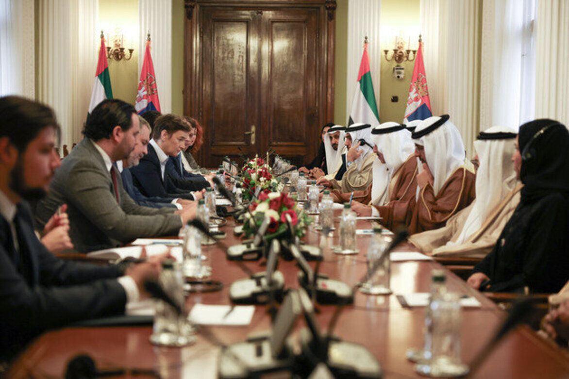 Saqr Ghobash, Serbian National Assembly President discuss parliamentary cooperation, witness signing of MoU