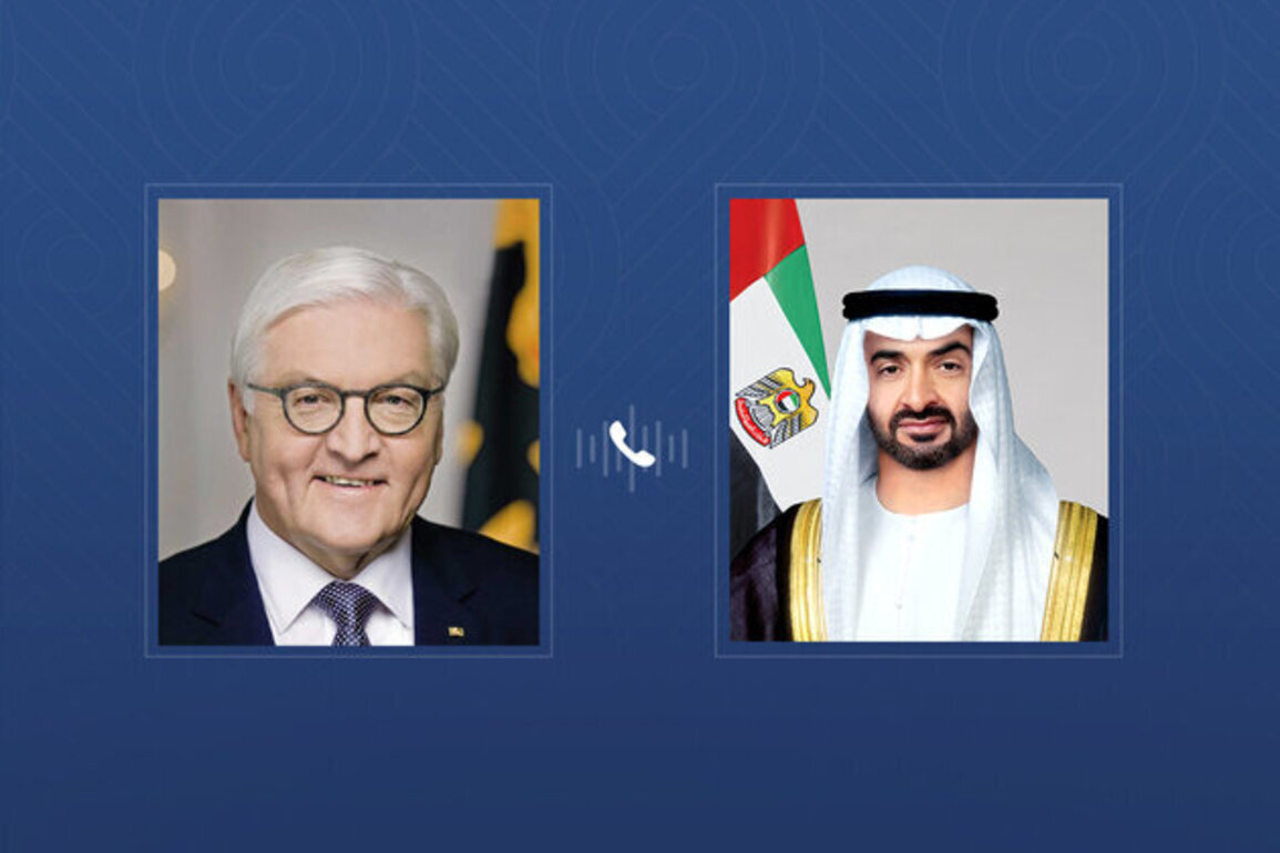 UAE President receives phone call from German President affirming Germany's solidarity with the UAE following Iranian attacks targeting its territory