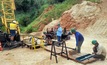 Sondagem no projeto de lítio Boca Rica, da OzAurum, em MG/Divulgação