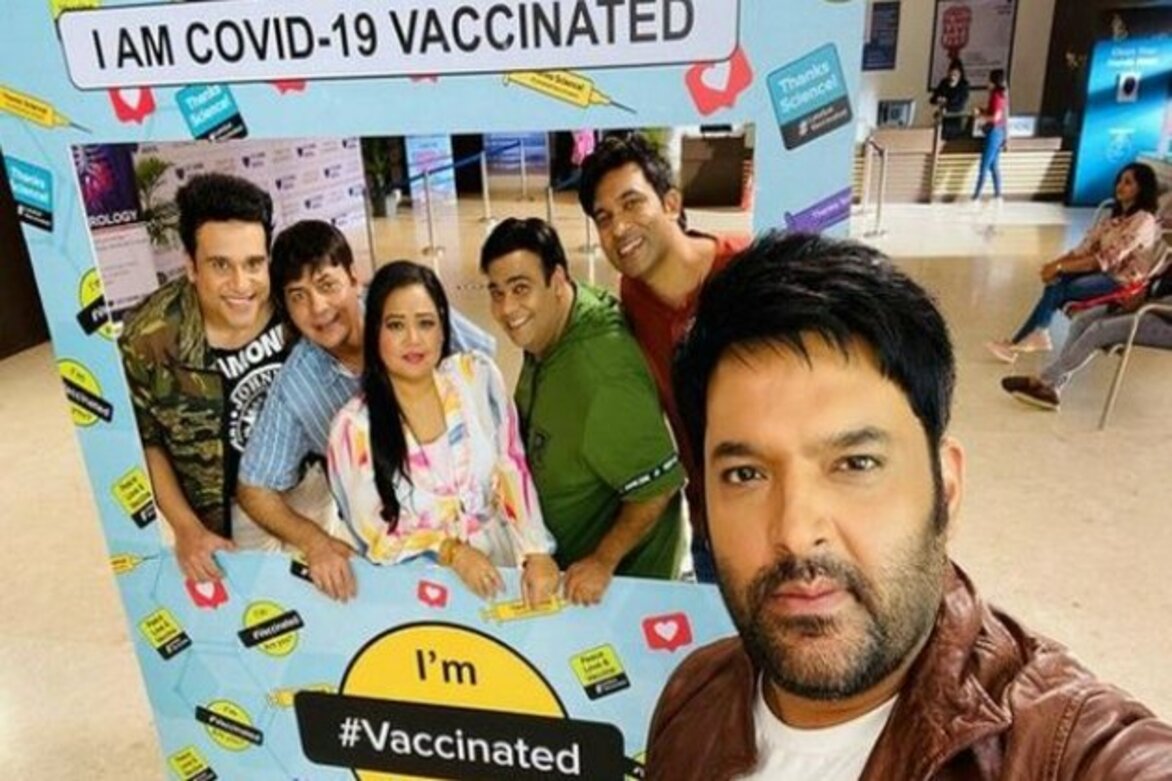 'The Kapil Sharma Show' gets COVID-19 vaccination