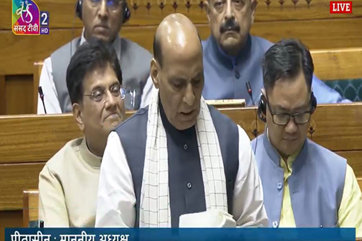 "There cannot be dialogue with nation with religious fanaticism, hatred against India": Rajnath Singh
