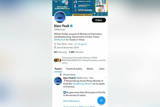 Information and Broadcasting Ministry's Twitter account compromised; control restored after few minutes