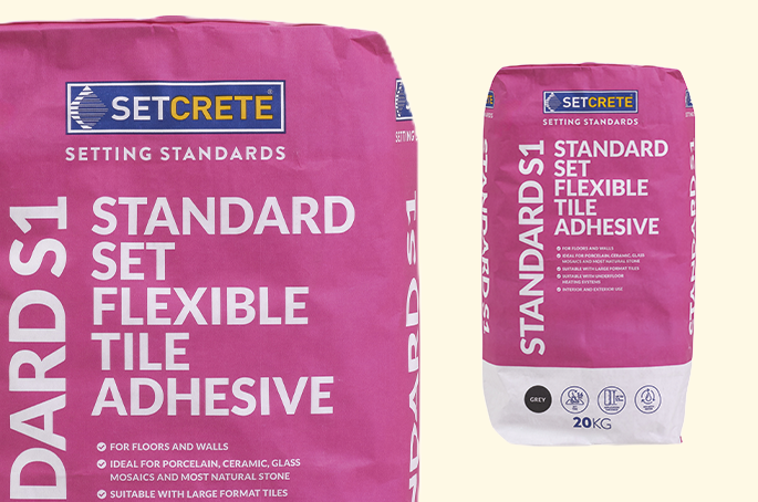 Setcrete Standard S1 Tile Adhesive