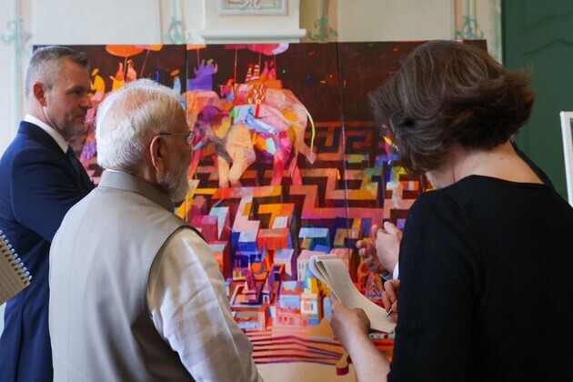 "Art, culture bring people closer": PM Modi praises Varanasi-themed exhibition in Slovakia