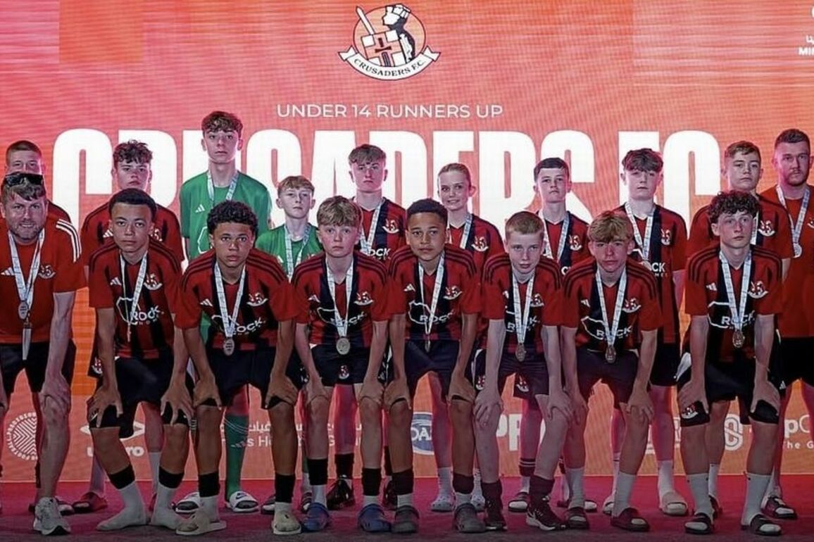 Crusaders u14s runners up in international tournament in Dubai
