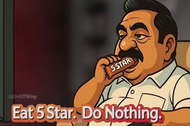 "Eat 5 Star, Do Nothing": DMK targets Palaniswami with satirical post on World Chocolate Day