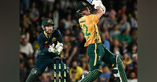 Belligerent Dewald Brevis breaks his record with stellar show against Australia