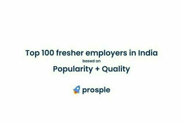 Prosple releases a list of Top 100 fresher employers in India